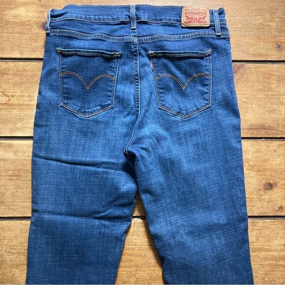 Levi’s 724 High Rise Straight Leg Jeans Size 33 - Picture 5 of 7